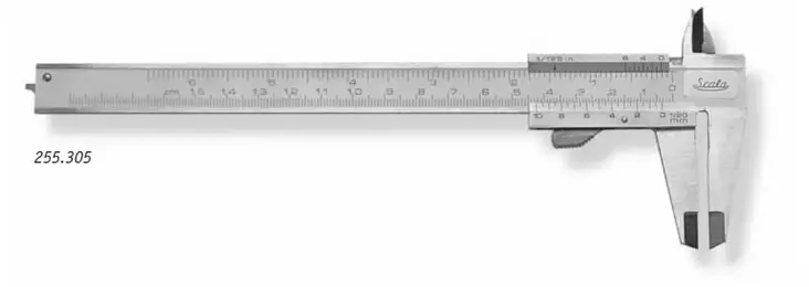 Caliper model 255 150/0,05/40mm, scala - Työntömitat - 503-255-306SCALA - 1