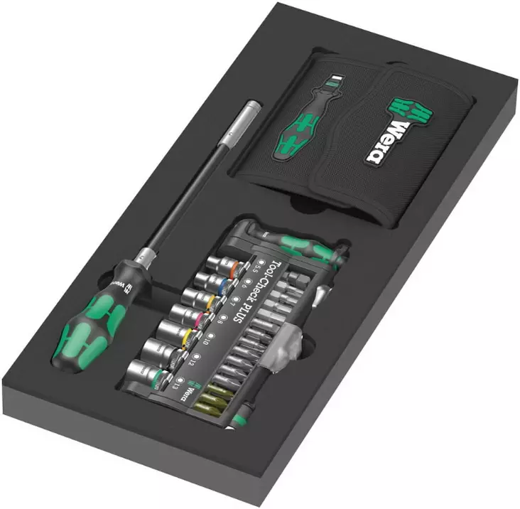 Foam insert bit screwdriver set 1, 57 pieces, wera - Työkalut työkaluvaunuihin - 503-150150WERA - 1