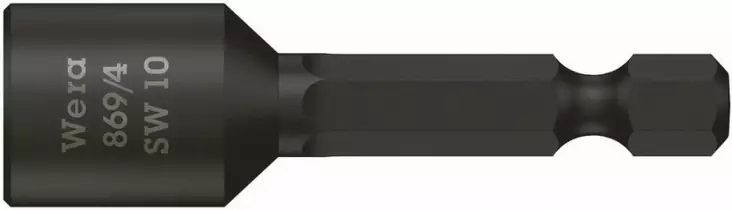 Hylsy 1/4´´ 869/4, hex 12,0x50,0, wera - Ruuvauskärjet - 503-060407WERA - 1