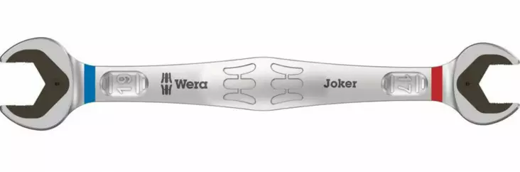 Kaksoiskiintoavain, joker 6002 17x19x235, wera - Kiintoavaimet - 503-003765WERA - 1