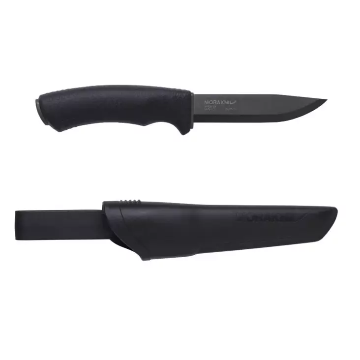 Knife bushcraft blackblade, carbon steel blade, mora - Kaapimet - 503-12490MORA - 1