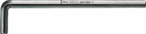 L-hex 950 l chrome 12.0x250, wera - Kuusiokoloavaimet - 503-021645WERA - 1