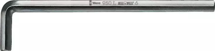 L-hex 950 l chrome 6.0x180, wera - Kuusiokoloavaimet - 503-021630WERA - 1
