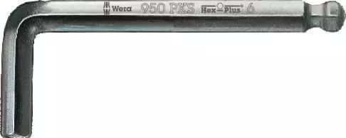 L-hex 950 pks chrome 5.0x90, wera - Kuusiokoloavaimet - 503-133155WERA - 1