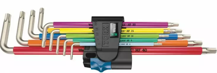L-hex set 3967/9 tx sxl 9-pcs, wera - Kuusiokoloavaimet - 503-022689WERA - 1
