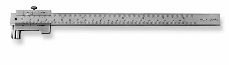 Marking caliper 258 200mm, din 862, scala - Työntömitat - 503-258-302-XSCALA - 1
