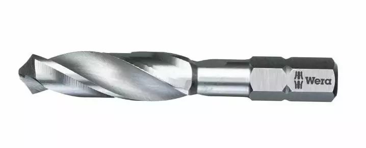 Metal drill bit 1/4´´ hss 848 3.1x40.0mm, wera - Metallinporaus - 503-104611WERA - 1