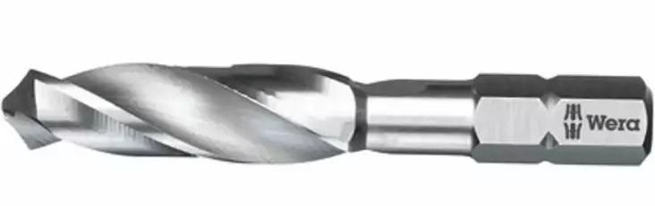 Metal drill bit 1/4´´ hss 848 4.1x44.0mm, wera - Metallinporaus - 503-104614WERA - 1