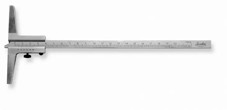 Nihik sügavuse mõõtmiseks 300mm mudel 350, roostevaba, scala - Työntömitat - 503-350-302SCALA - 1