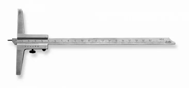 Precision-depth-gauges with point tupe 352 200/100/0,05mm, scala - Työntömitat - 503-352-302SCALA - 1
