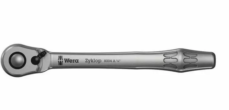 Ratcet 1/4´´ 8004 a zyklop metal, wera - Hylsyt ja voimahylsyt - 503-004004WERA - 1