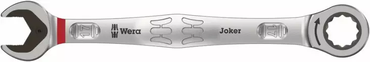 Ratcheting spanner 6000 joker 17mm, wera - Lenkki- ja kiintolenkkiavaimet - 503-073277WERA - 1