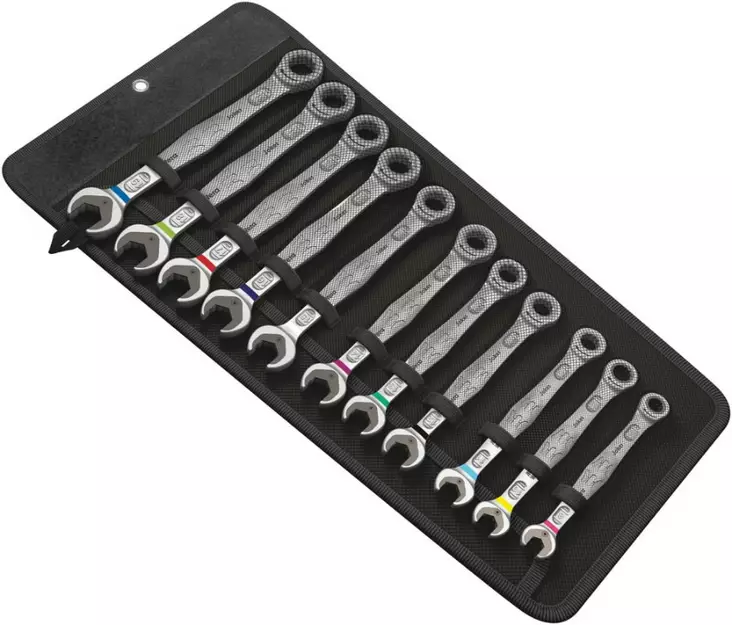 Ratcheting spanner set 6000 joker, 8-19mm, wera - Lenkki- ja kiintolenkkiavaimet - 503-020013WERA - 1