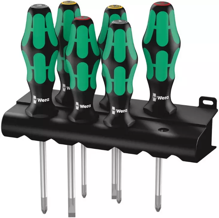 Ruuvitalttasarja 6 osa 335/350/355/6 slipstop setti, wera - Ruuvimeisselit - 503-105622WERA - 1