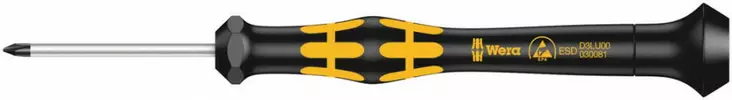 Screwdriver 1572 esd triwing 00, wera - VDE-jännitesuojatut työkalut - 503-030081WERA - 1