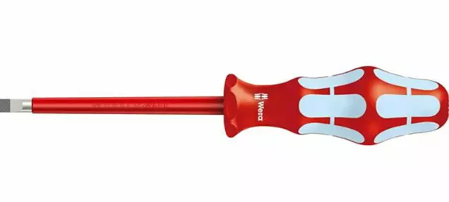 Screwdriver 3160 i vde kraftform kompkakt sl 0.8x4.0x100, wera - VDE-jännitesuojatut työkalut - 503-022731WERA - 1