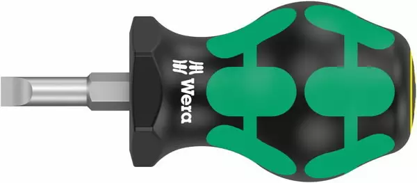 Screwdriver 335 stubby sl 1,0x5,5x25, wera - Ruuvimeisselit - 503-008842WERA - 1