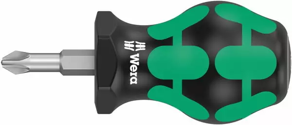 Screwdriver 355 stubby pz 2x25, wera - Ruuvimeisselit - 503-008854WERA - 1