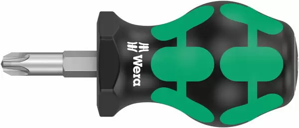 Screwdriver 355 stubby pz 3x25, wera - Ruuvimeisselit - 503-008855WERA - 1