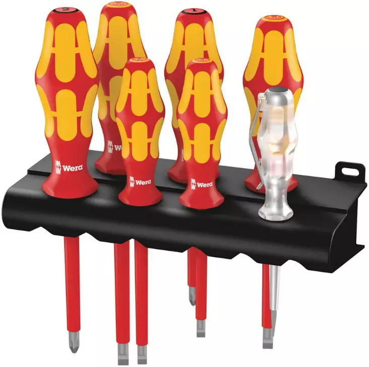 Screwdriver set 160 i/165 i/7 vde, wera - VDE-jännitesuojatut työkalut - 503-006148WERA - 1