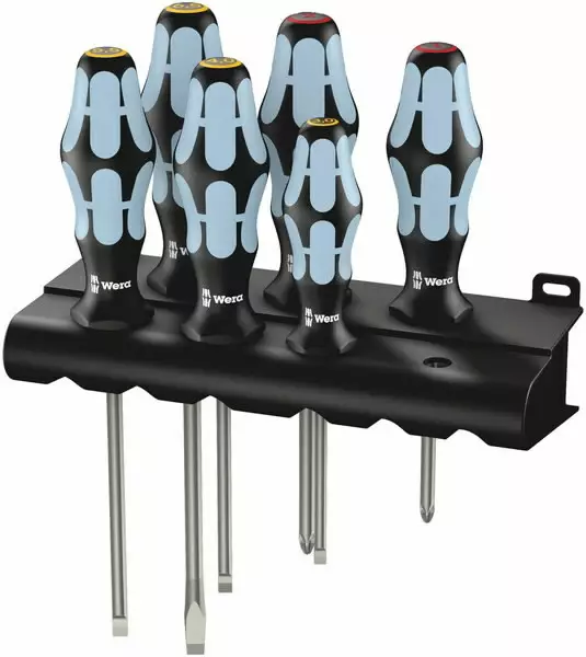 Screwdriver set 3334/6 stainless steel, wera - Ruuvimeisselit - 503-032060WERA - 1