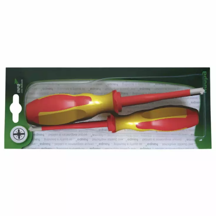 Screwdriver set vde pz 1x80, haupa - VDE-jännitesuojatut työkalut - 503-101879HAUPA - 1