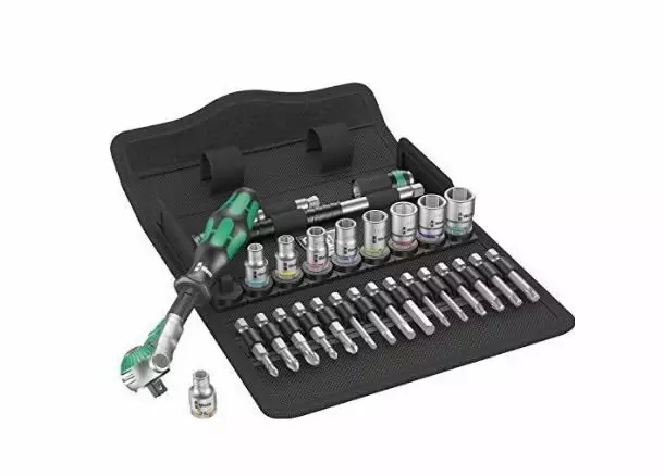 Socket set 1/4´´, 8100 sa 9 zyklop, wera - Hylsysarjat - 503-004019WERA - 1