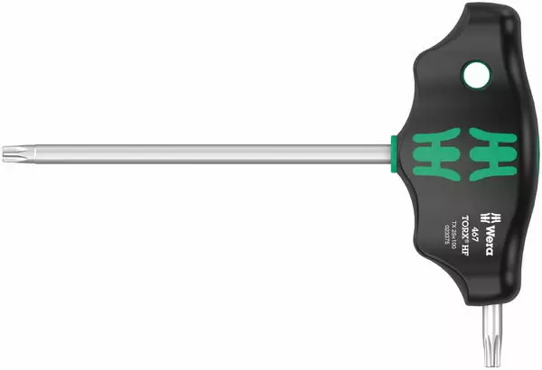 T-screwdriver 467 torx hf 25 x 100 mm, wera - Torx-avaimet - 503-023375WERA - 1