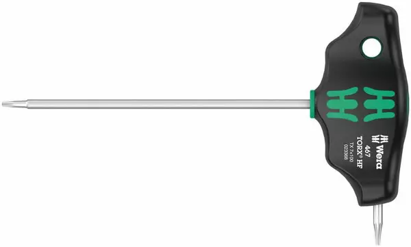 T-screwdriver 467 torx hf 7 x 100 mm, wera - Torx-avaimet - 503-023368WERA - 1