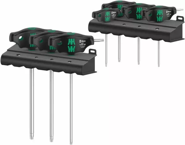 T-socket driver set 467/7 torx hf set tx 10-45, wera - Ruuvimeisselit - 503-023452WERA - 1