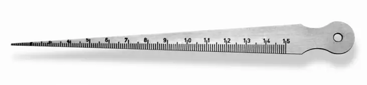 Tool-steel ground 1-15mm, scala - Etäisyysmittarit - 503-450-101SCALA - 1