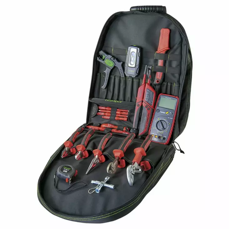Tool backpack operator 1000 v 19 pcs, haupa - VDE-jännitesuojatut työkalut - 503-221279HAUPA - 1