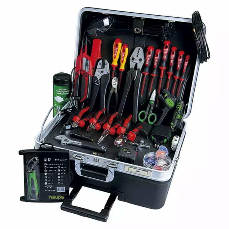 Tool case 38 parts, haupa - VDE-jännitesuojatut työkalut - 503-220254HAUPA - 1