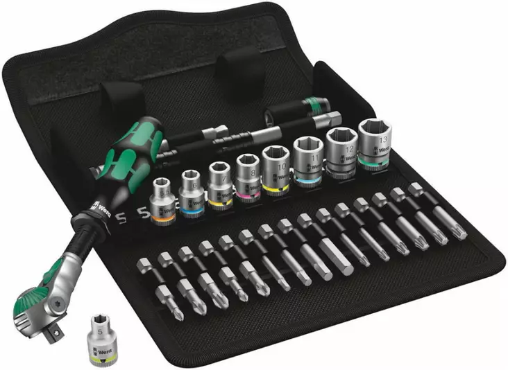 Toolset 8100 sa 6 zyklop speed, wera - Hylsyt ja voimahylsyt - 503-004016WERA - 1