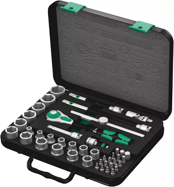 Toolset 8100 sb 2 zyklop speed, wera - Hylsysarjat - 503-003594WERA - 1