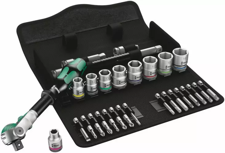 Toolset 8100 sb 6 zyklop speed, wera - Ruuvauskärkisarjat - 503-004046WERA - 1