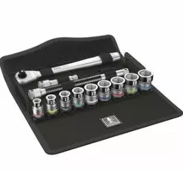 Toolset 8100 sb hf 1 3/8`` zyklop metal 13 pcs, wera - Hylsysarjat - 503-003785WERA - 1