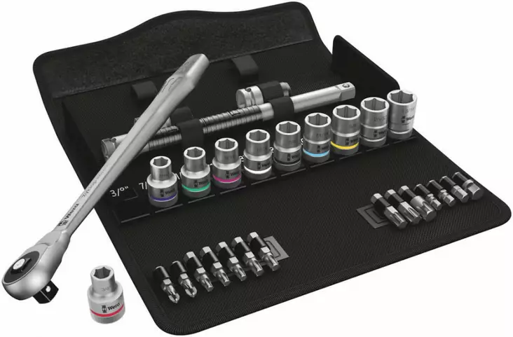Toolset 8100 sc 10 zyklop metal, wera - Hylsysarjat - 503-004080WERA - 1