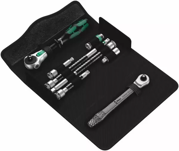 Toolset kraftform kompakt zyklop ms1 metal/speed 1/4´´, wera - Hylsysarjat - 503-135949WERA - 1