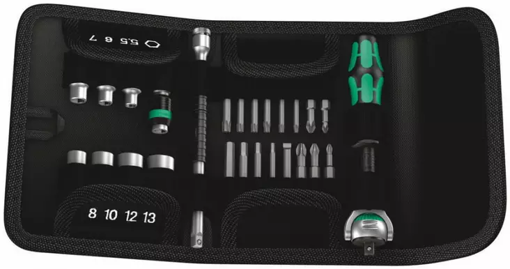 Toolset kraftform kompakt zyklop speed, wera - Hylsysarjat - 503-051045WERA - 1