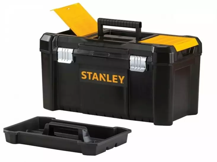 Työkalulaatikko musta 19´´, stanley - Työkalupakit, -salkut ja -reput - 503-STST1-75521STA - 1