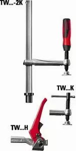 Clamping element for welding tables tw 300x140mm, bessey - Liimapuristimet - 503-TW28-30-14-2KB - 1