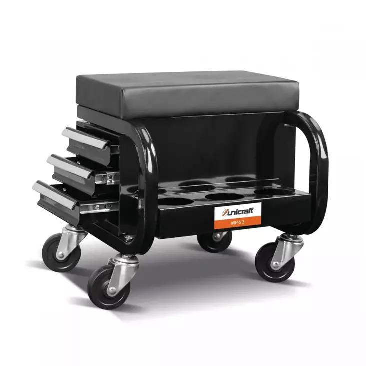 Mounting stool with drawers MH-S 3, Unicraft - Työkalukaapit ja -hyllyt - 503-6201903UC - 1