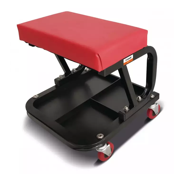 Mounting stool with tool tray and castors MH 2, Unicraft - Työkalukaapit ja -hyllyt - 503-6201902UC - 1
