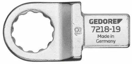7218-13mm ring spanner, gedore - Momenttiavaimen vaihtopäät - 503-7693120GED - 1