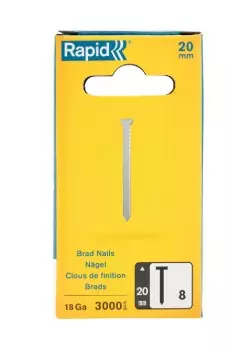 Naulat 8/20mm nr 8 3000pcs, rapid - Niitit ja sinkilät - 503-5001586RAPID - 2