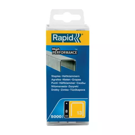 Niitit, 5000 kpl,10,6x0,7mm 13/8, rapid - Niitit ja sinkilät - 503-40303080RAPID - 2