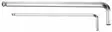 42 kel 4 hexagon allen key, extra long 4 mm, gedore - Kuusiokoloavaimet - 503-6370330GED - 1