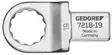 7218-13mm ring spanner, gedore - Momenttiavaimen vaihtopäät - 503-7693120GED - 1