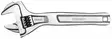 Adjustable spanner 8", open end, chrome-plated, gedore - Jakoavaimet - 503-3100243GED - 1